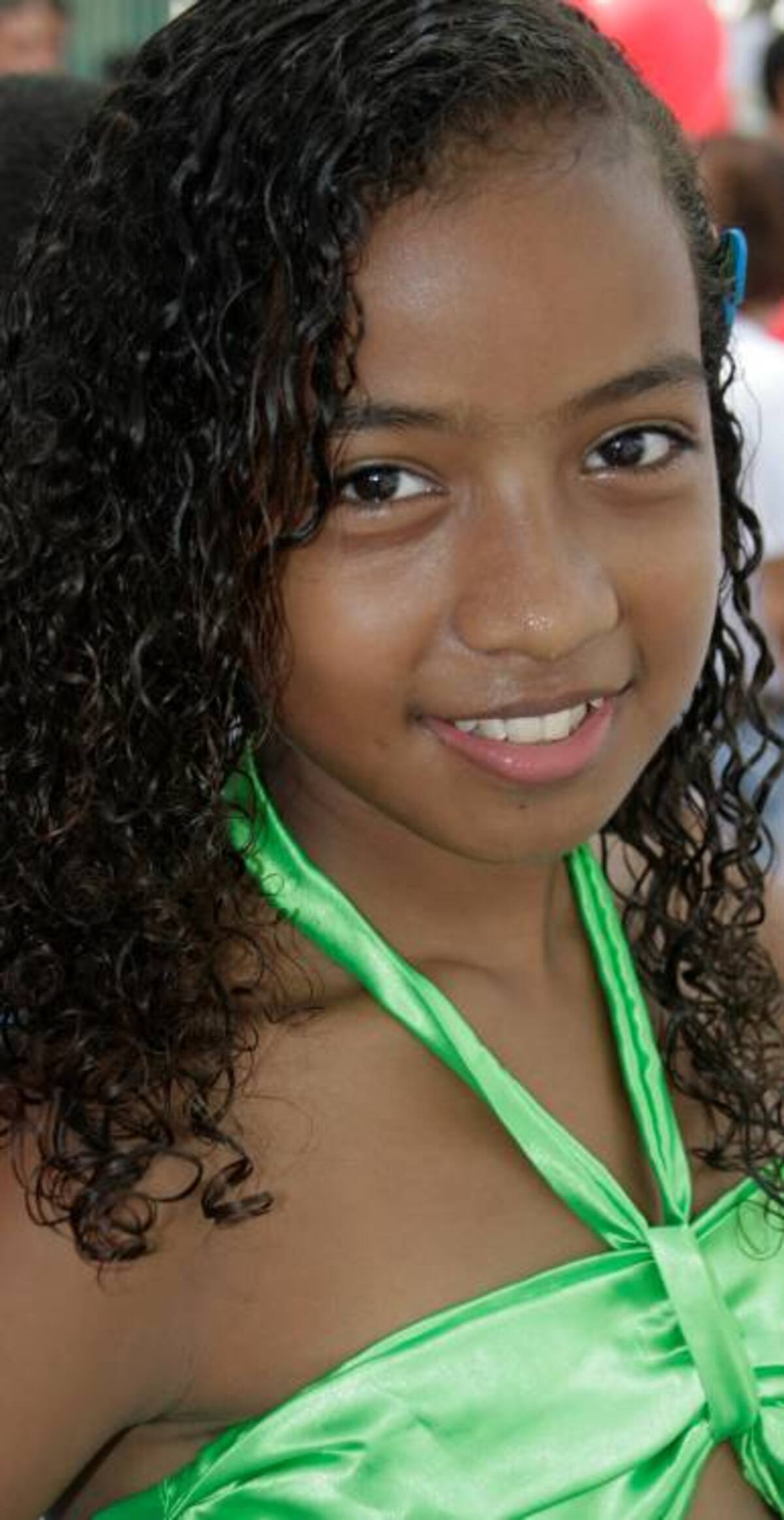 Yeraldin Flórez Jiménez, alumna de 12 años, participó con baile. DAGOBERTO CABARCAS - EL UNIVERSAL