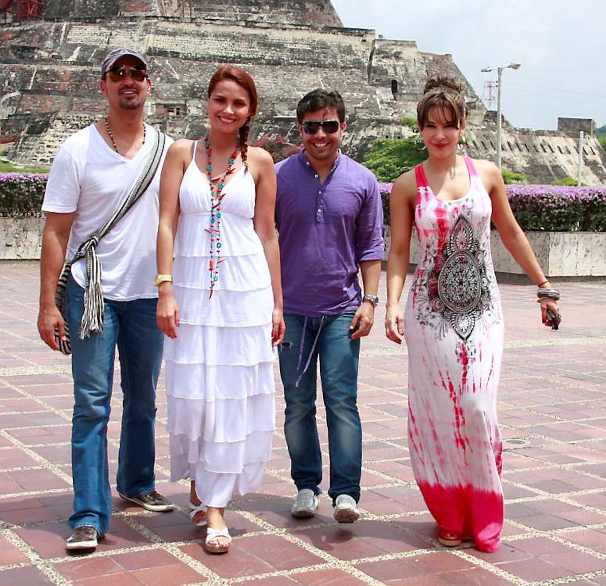 Luis Fernando ‘el Negro’ Salas, Carolina Sepúlveda, Juan Ricardo Gómez y Adriana Campos. ZENIA VALDELAMAR - EL UNIVERSAL