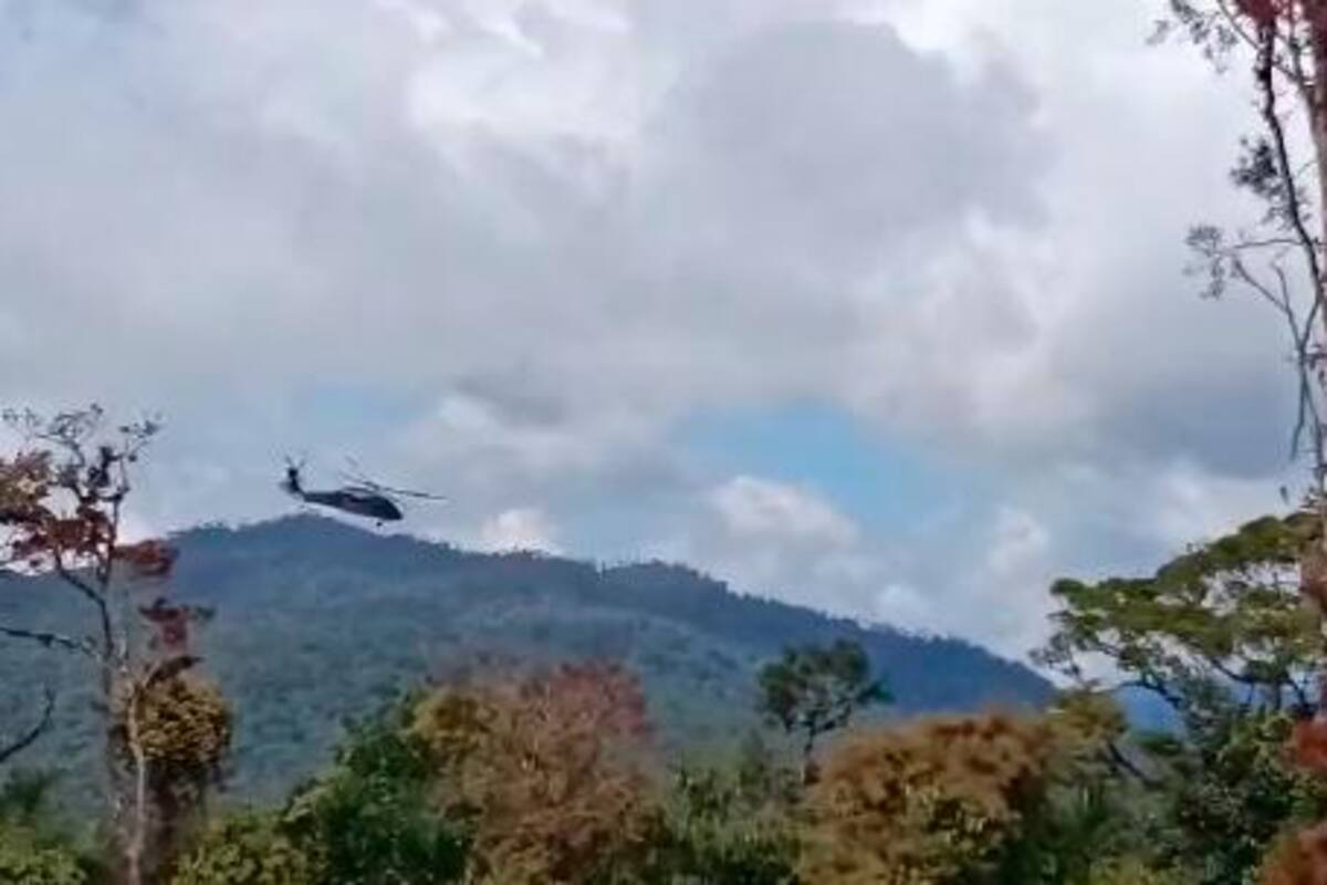 Video: momento de accidente de helicóptero del Ejército que dejó cuatro muertos