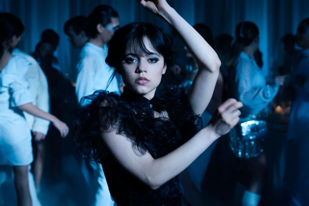 Jenna Ortega grabó el famoso baile de Merlina mientras tenía COVID-19
