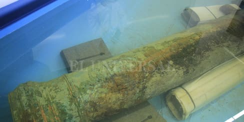 Así será el proceso de conservación de las piezas del Galeón San José