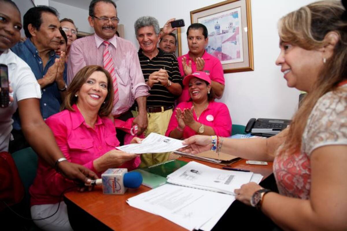 Rosario Ricardo, inscrita como candidata a la Gobernación. AROLDO MESTRE