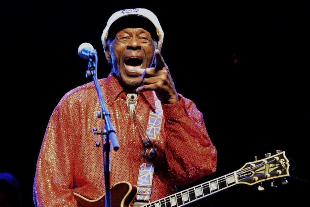 Chuck Berry. AFP PABLO PORCIUNCULA