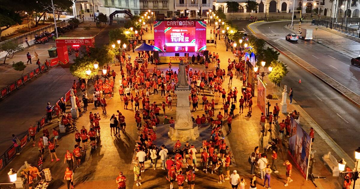 This is how the 'Run and Announce Your Faith' race was experienced in Cartagena