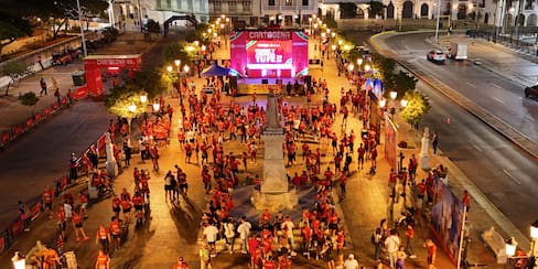 Así se vivió la carrera “Corre y anuncia tu fe” en Cartagena