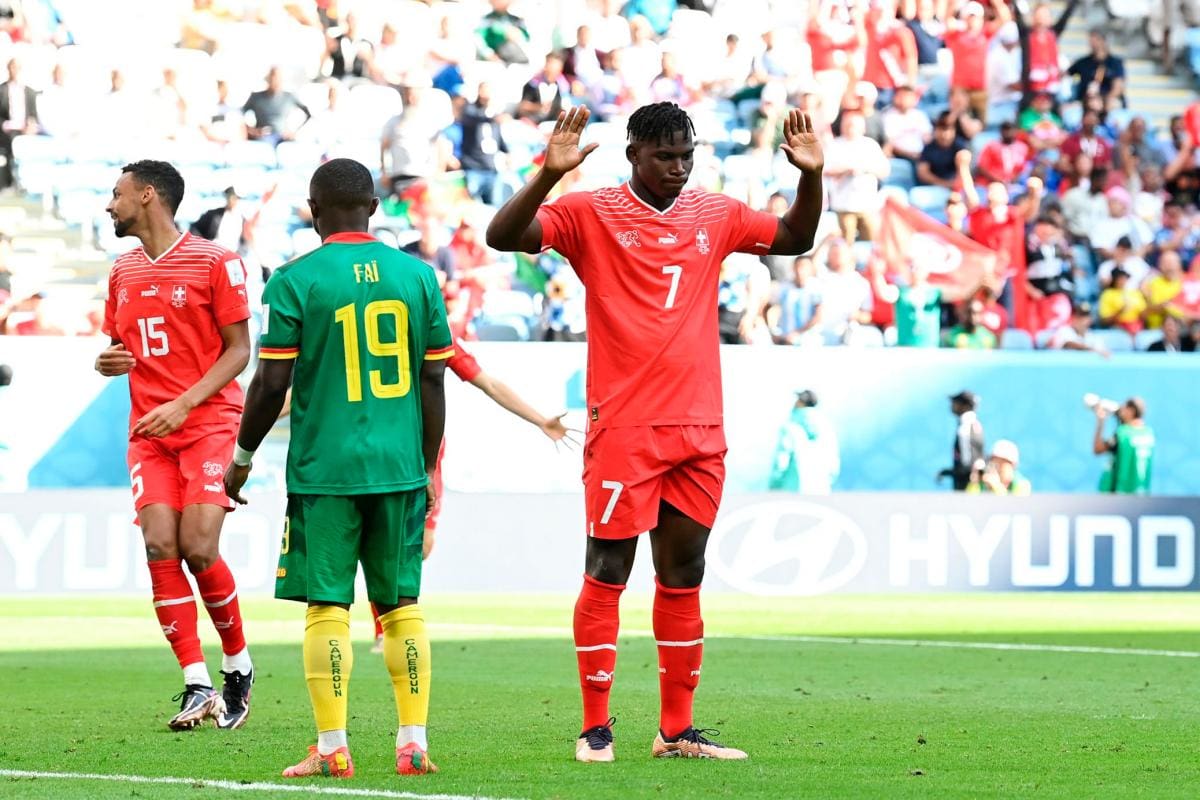 Mundial de Qatar: Suiza vence a Camerún y pica en punta en el Grupo G