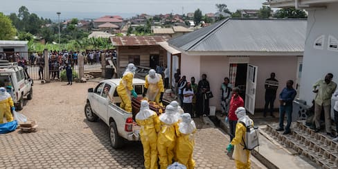 OMS alerta: 223 fallecidos y más de 2.231 casos de ébola en el Congo