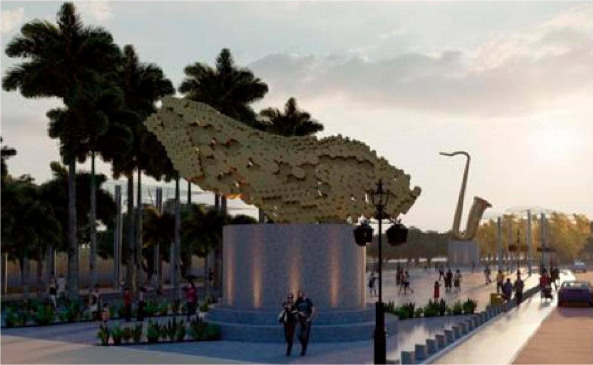 Para la Gobernación, el Parque del Jazz en Mompox es “una de las más grandes apuestas” para el fortalecimiento cultural y turístico de Bolívar. //CORTESÍA