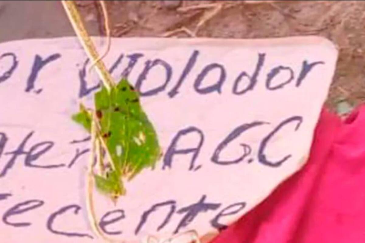Lo asesinaron y le dejaron un cartel que decía “por violador y ratero”