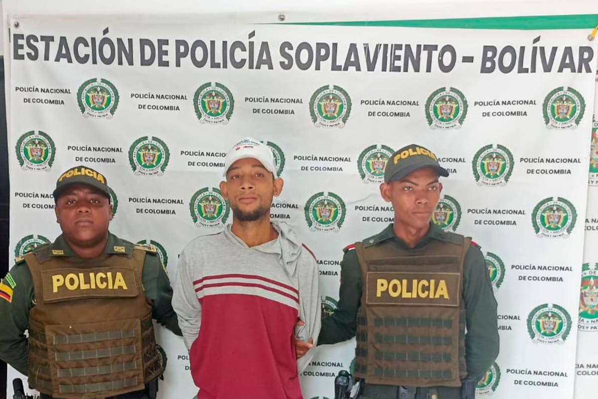 Con la captura de ‘Calderito’ resuelven un misterio en Soplaviento