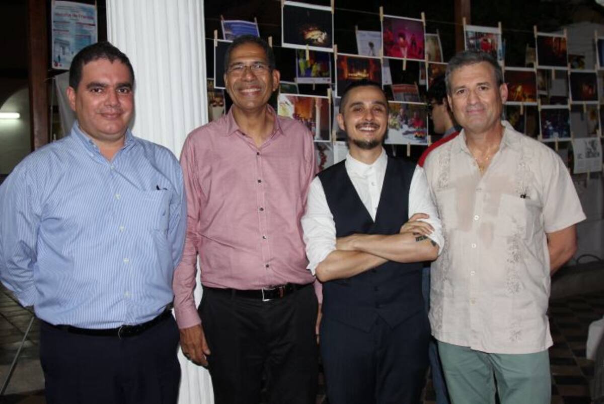 Luis Fernando Aparicio, Fernando García, Thomas Simoes y Sergio Carraro. KAILLINE GIRALDO