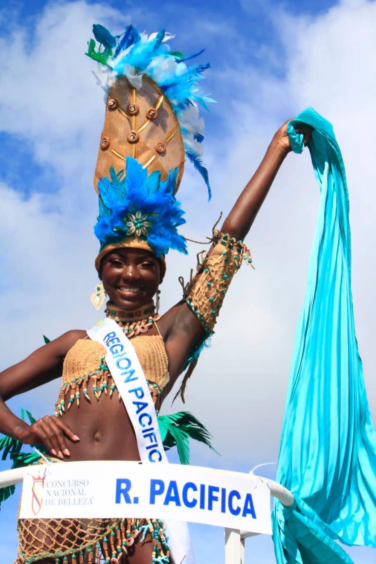 Señorita Región Pacífica, Lina Marcela Angulo.//Foto: Julio Castaño - El Universal.