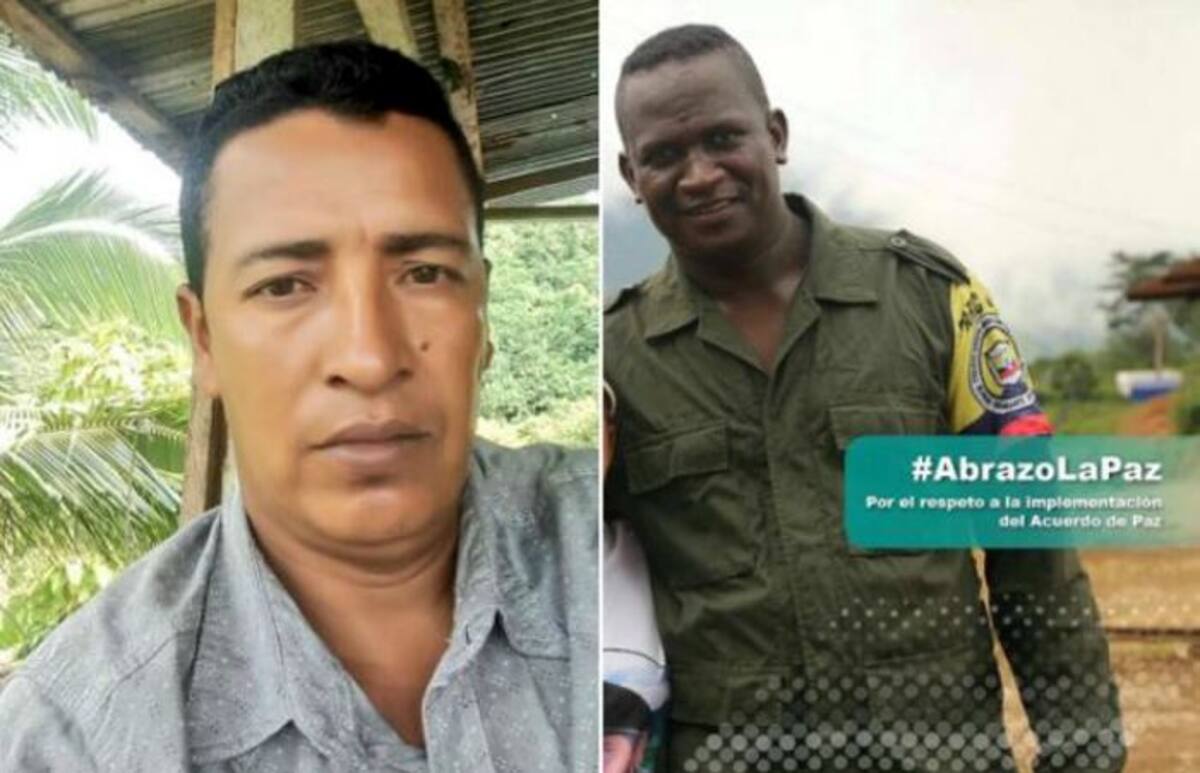Excombatientes asesinados. Twitter @AlapePastorFARC.