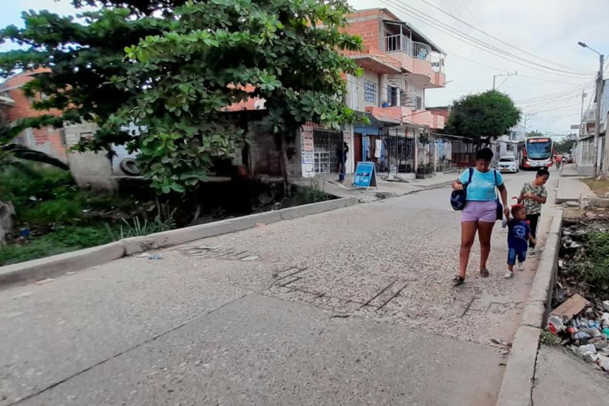 El puente principal que genera pánico en San José de Los Campanos