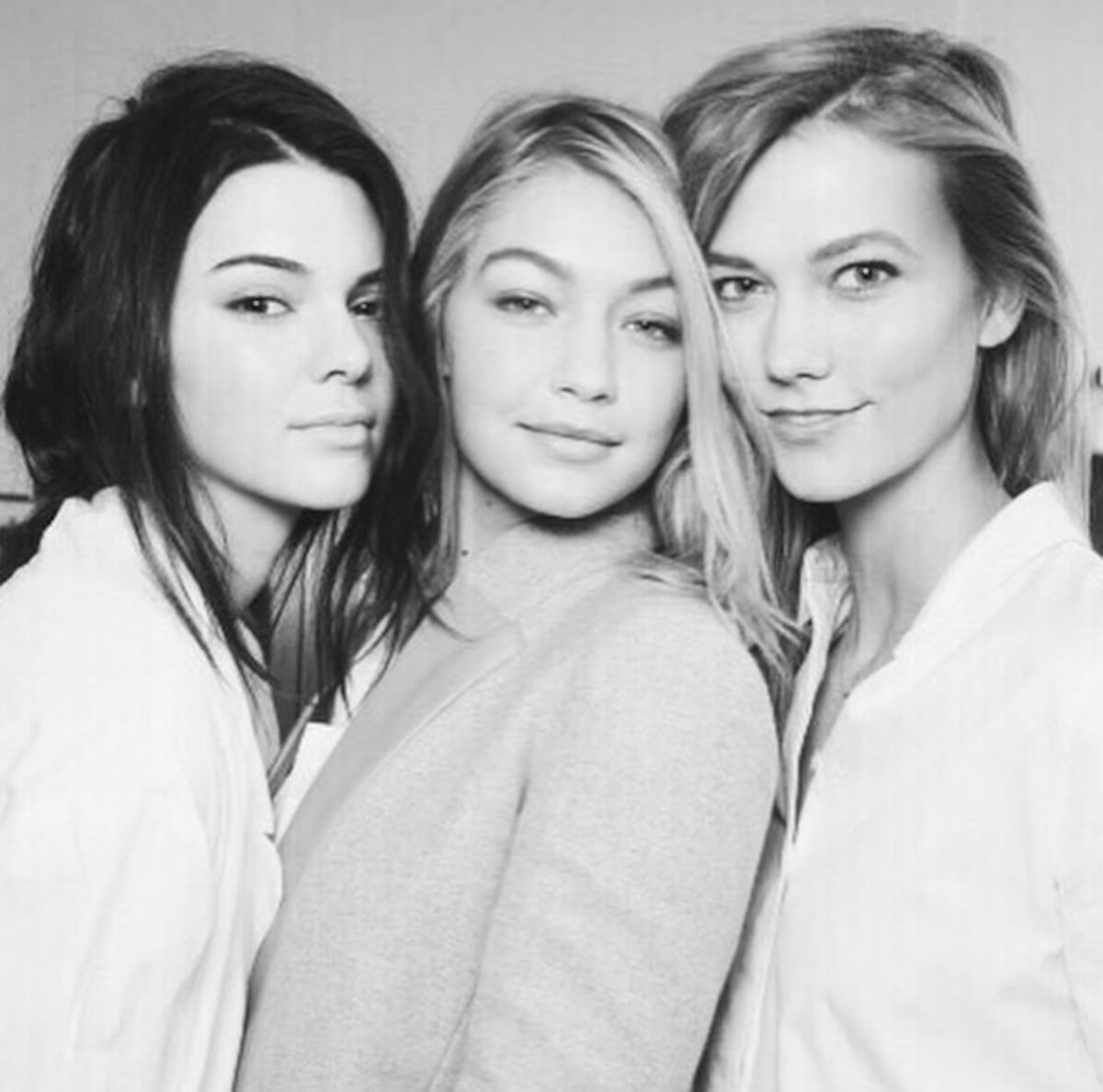 Kendall Jenner, Gigi Hadid y Karlie Kloos Instagram