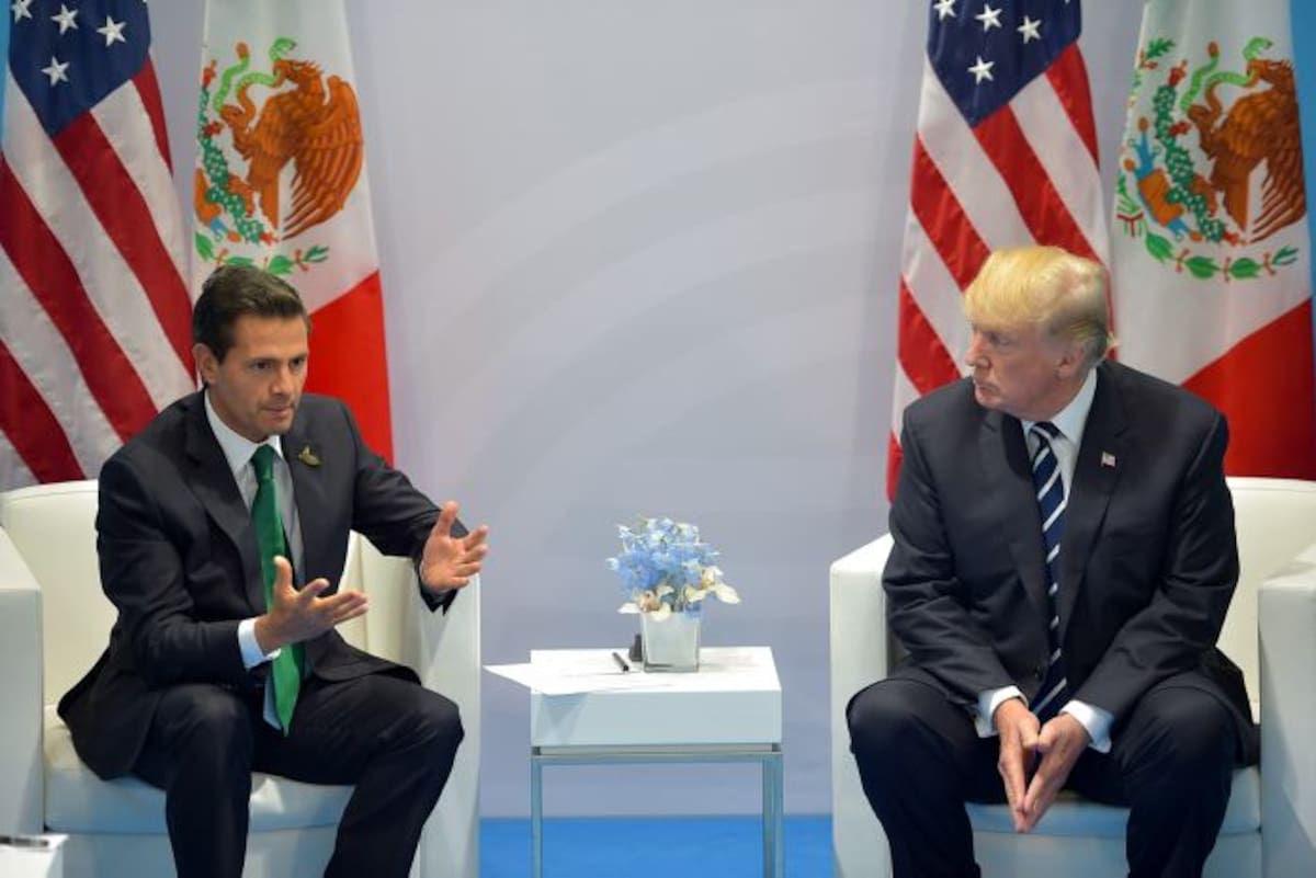 Trump coincidirá en la cita regional con Peña Nieto, pero por ahora la Casa Blanca no ha confirmado si se reunirá con él. EFE.