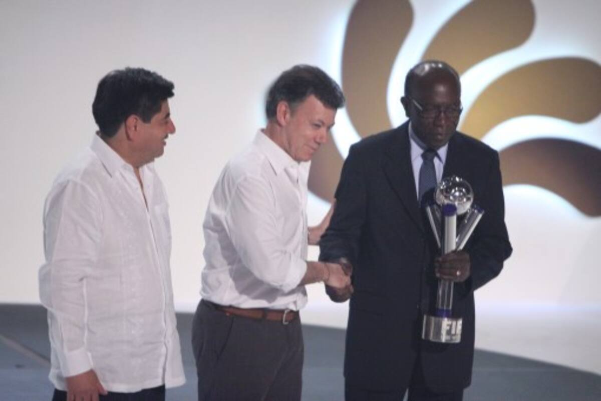 Jack Warner, ha estado en Colombia en los últimos meses pendeinte de lo que será el Mundial Sub 20. Julio Castaño