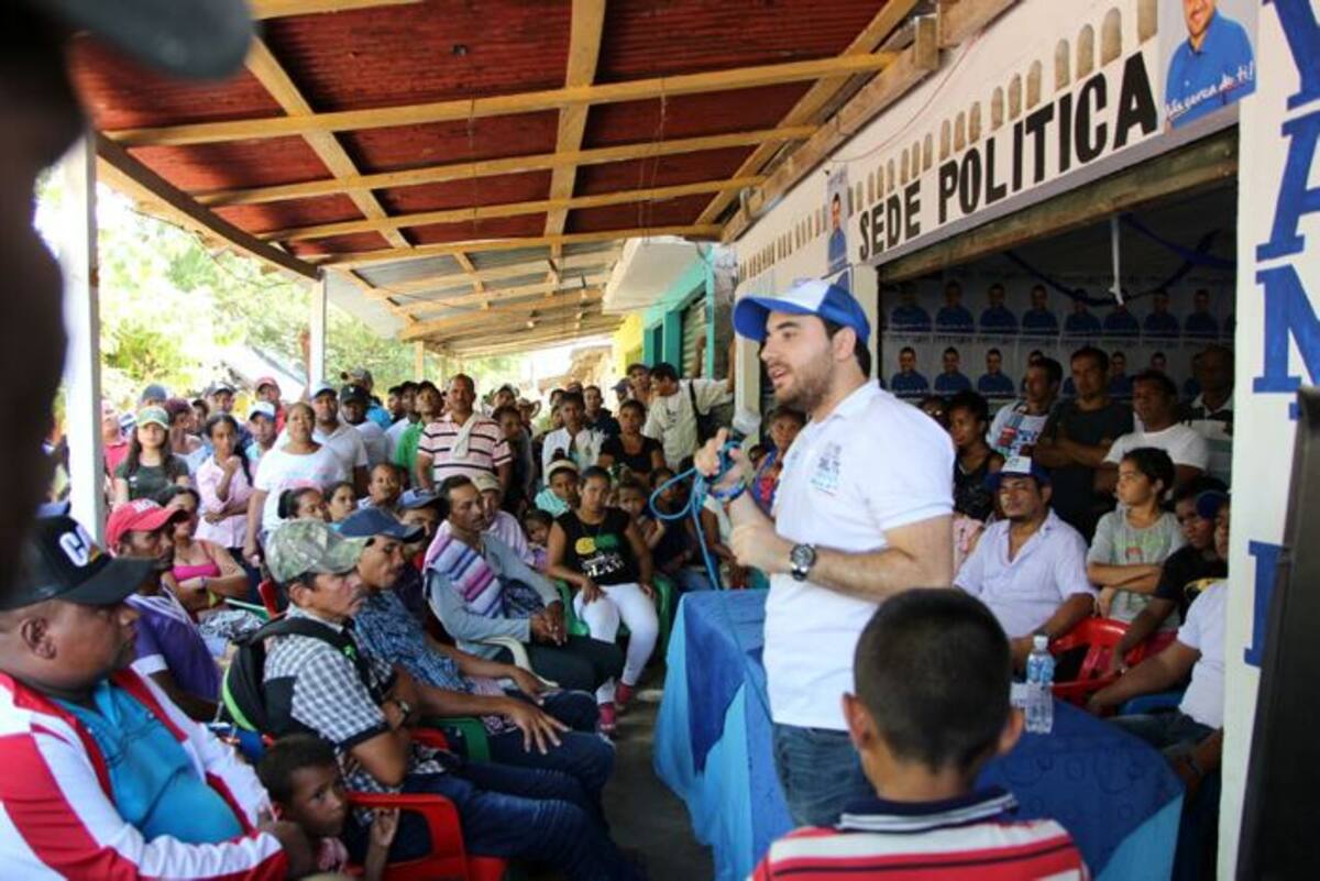 Yamilito Arana recorrió municipios de Bolívar. Cortesía