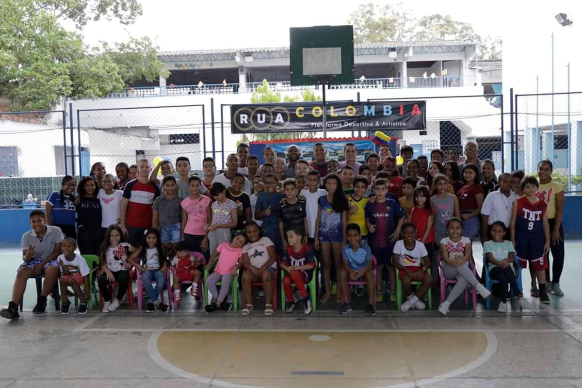 Rúa Colombia, una plataforma deportiva de cinco disciplinas
