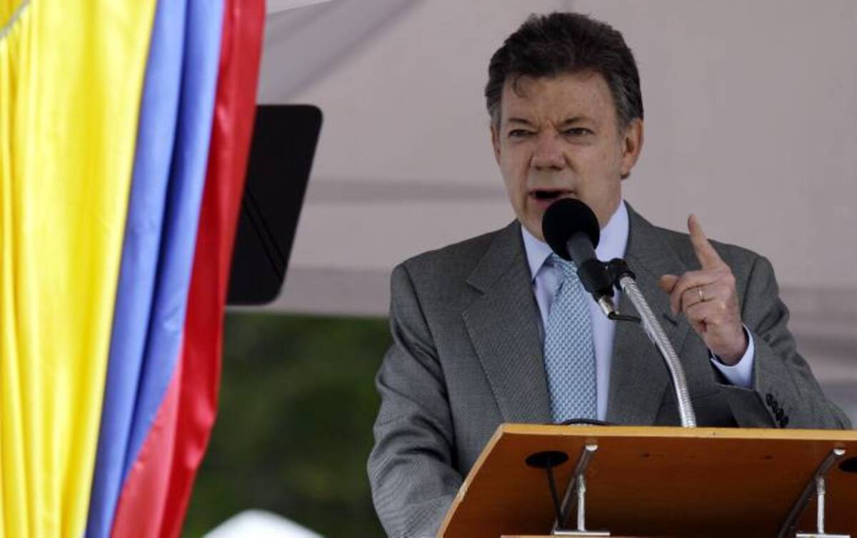 Juan Manuel Santos, presidente de Colombia. COLPRENSA
