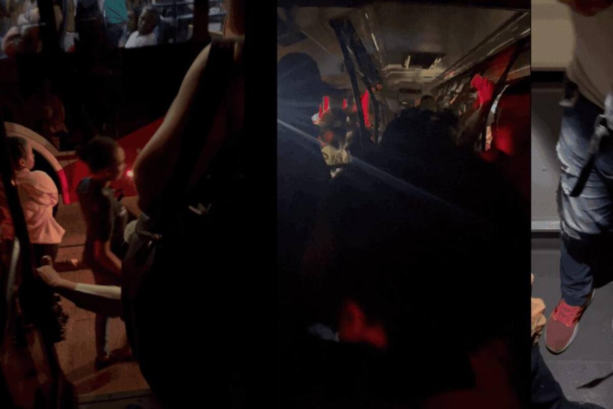 Video: “Sin luz y apretados”, la travesía de pasajeros tras falla en Transcaribe