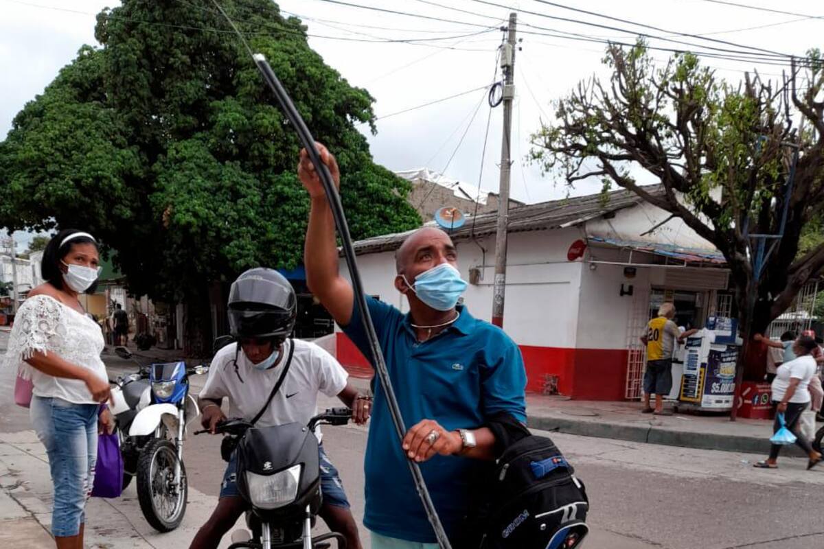 En el Mamón además de huecos hay cables regados