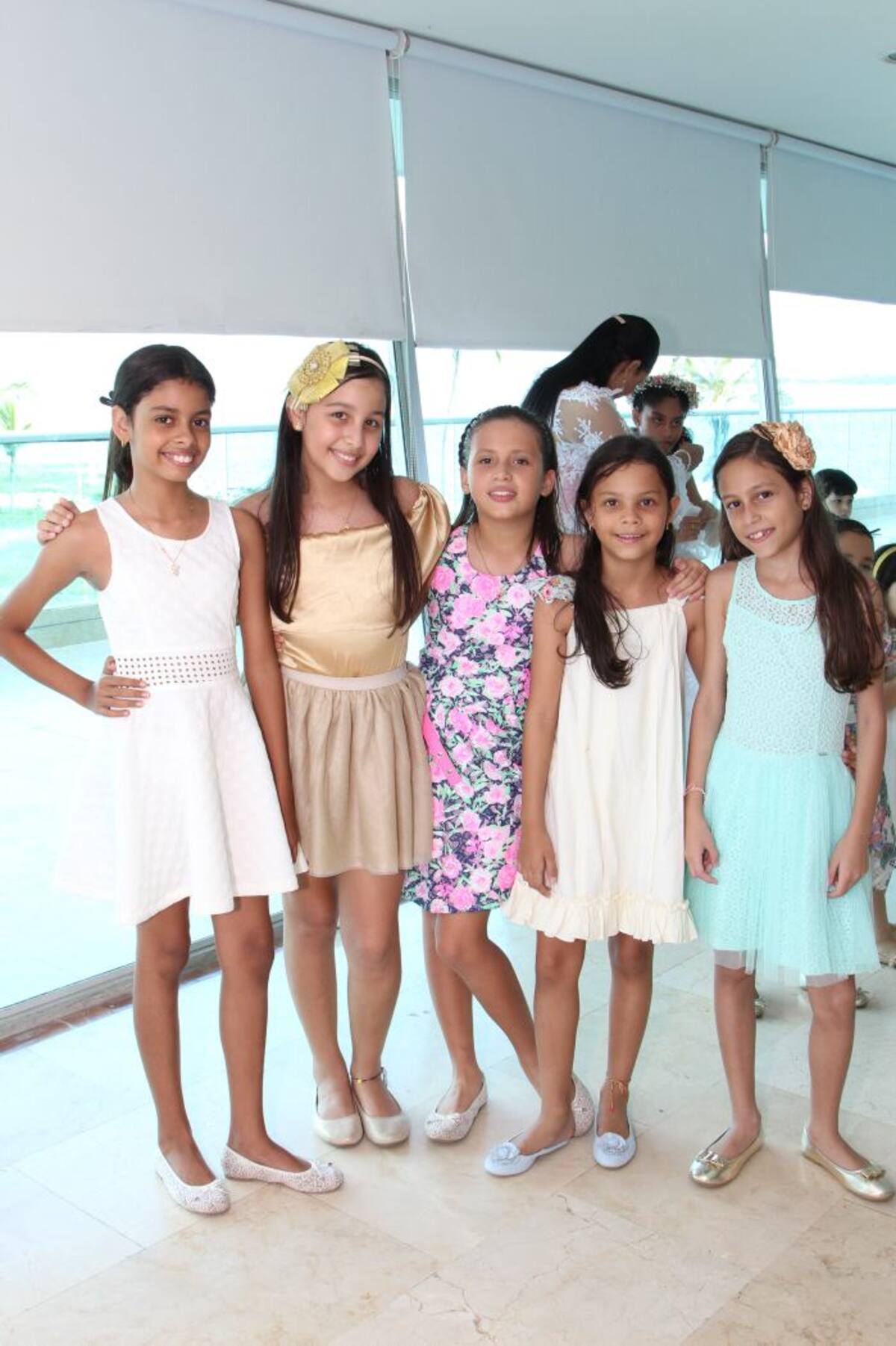 Avril García, Isabella Caparroso, Sofía Caparroso, Julieta Otero y Natalia Sofía Otero. CORTESÍA