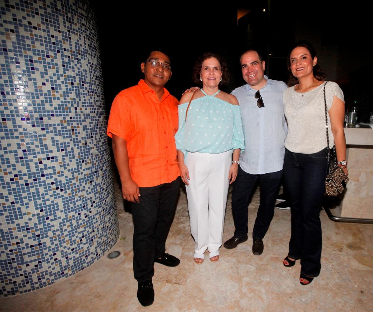 Pablo Almarales, Martha Lucía Noguera, Juan Fernando Gómez y Mónica Orozco.