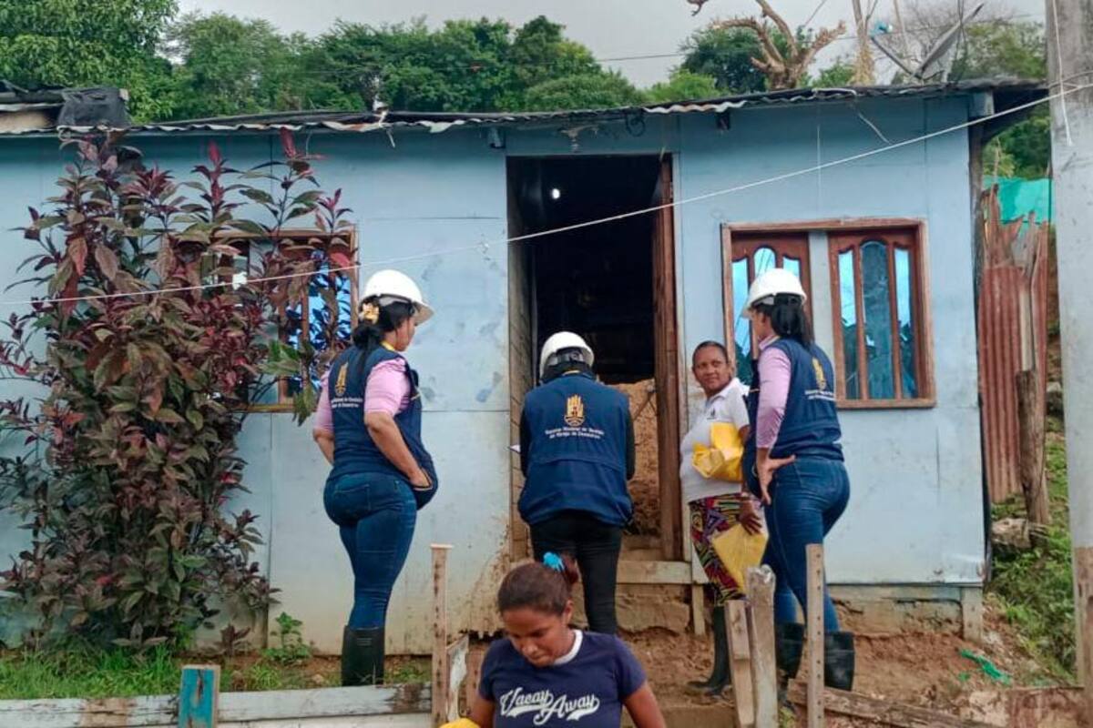 Así va la entrega de ayudas a los damnificados por las lluvias en Cartagena