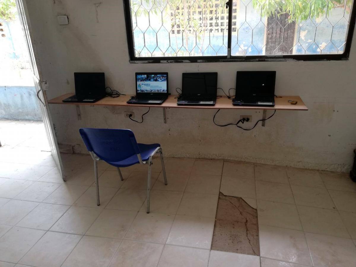 Así luce la sala de informática de la institución educativa. //Cortesía.