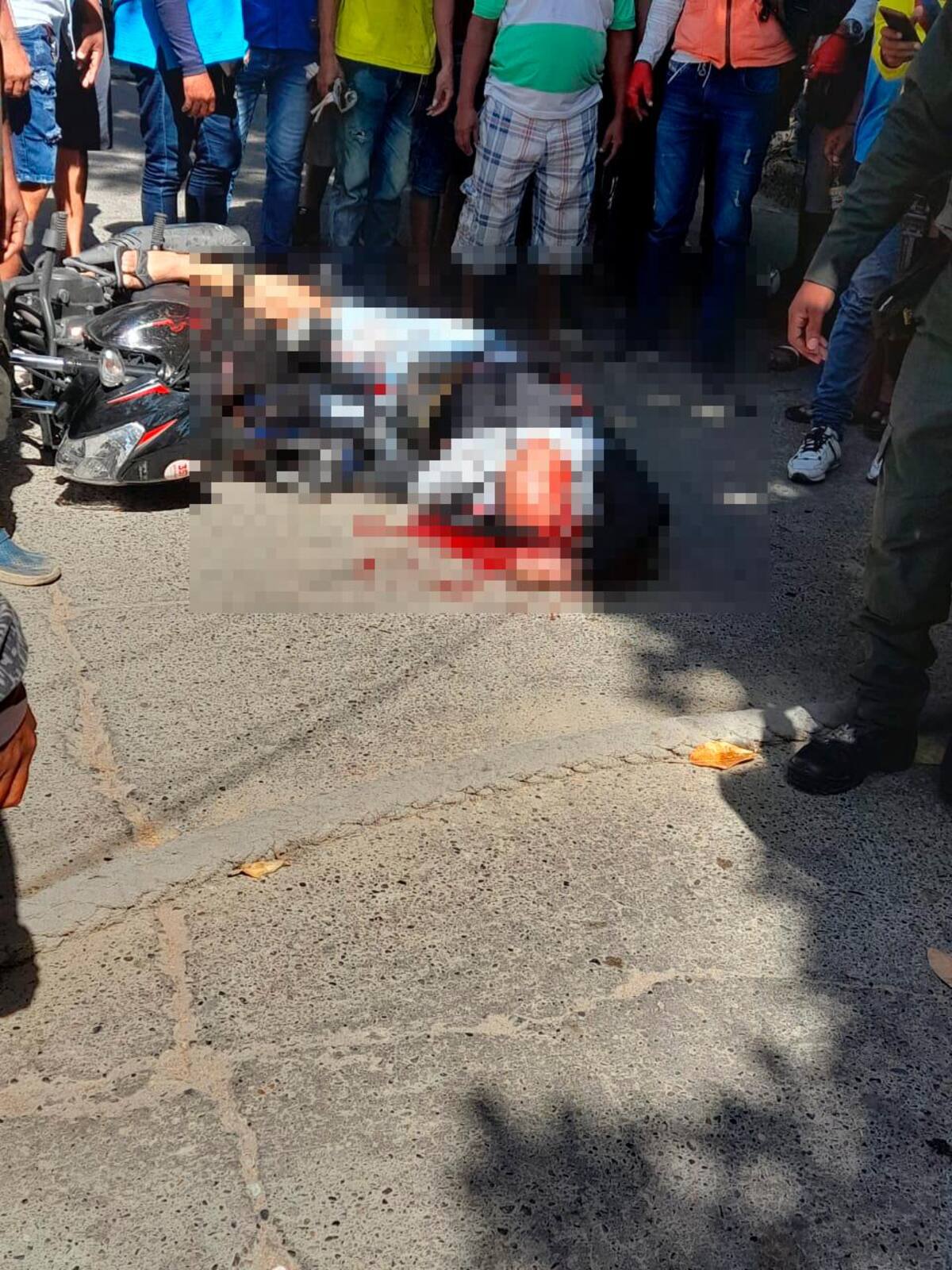 Varios impactos de bala recibió uno de los fallecidos.