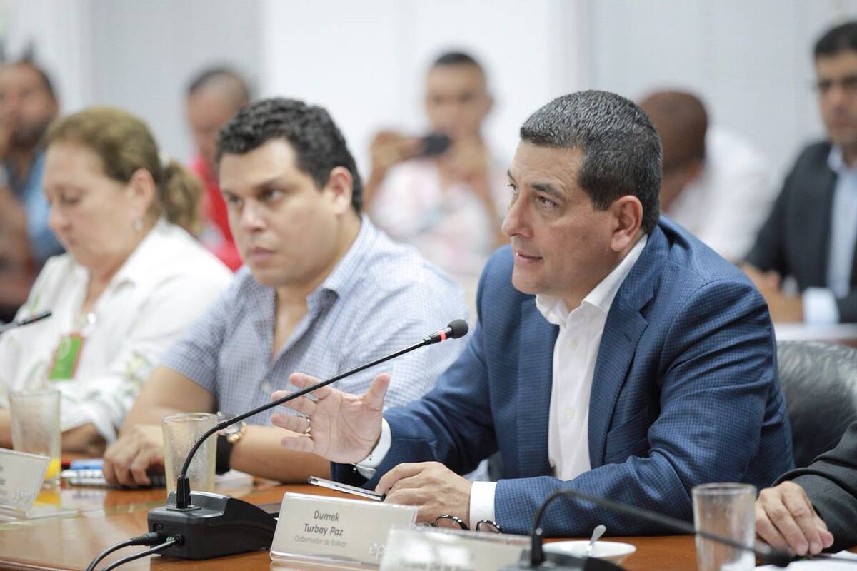 En la reunión, el gobernador Turbay explicó que trabajando en conjunto EPM y el Gobierno pueden mitigar la emergencia. Cortesía
