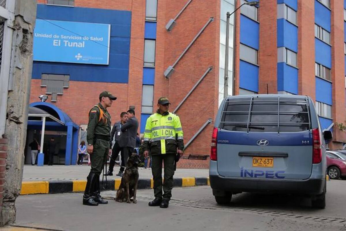 Así lucen las afueras del hospital. Colprensa