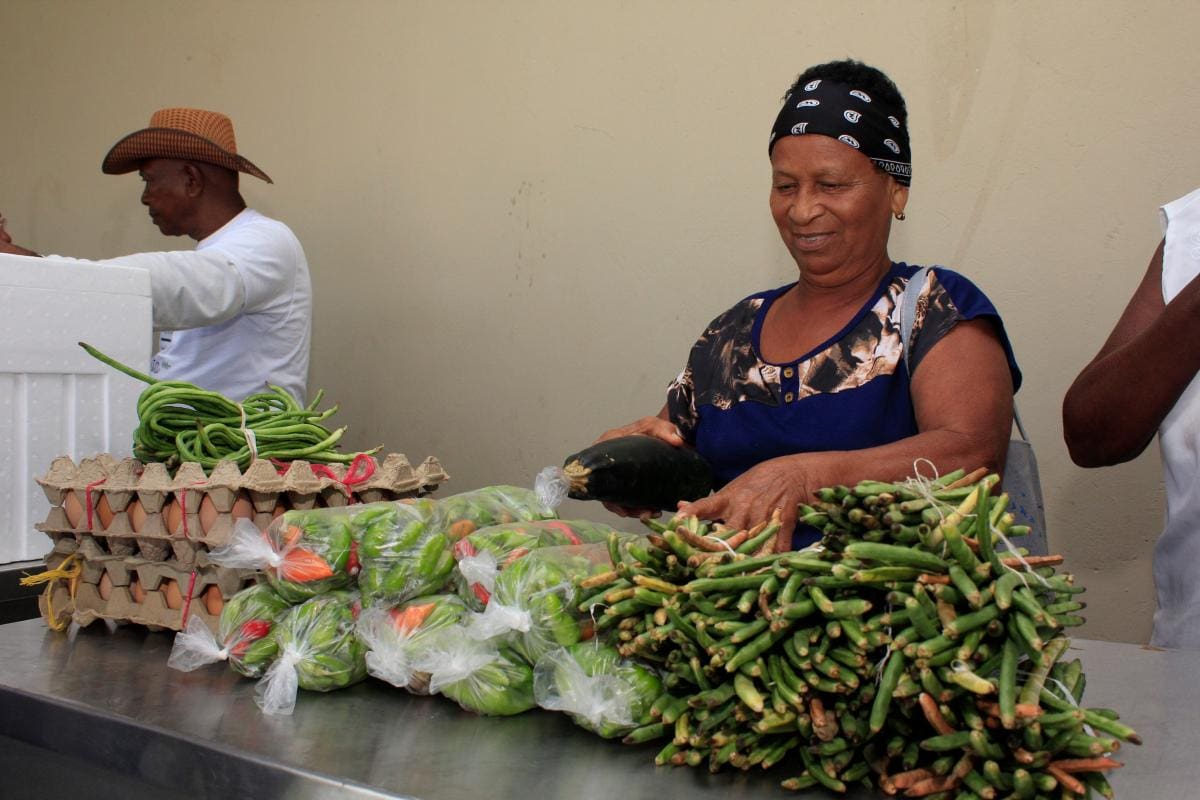 Santa Rita Plaza tuvo su primer mercado campesino
