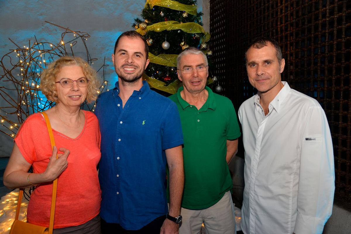 Catherine Vaissie, Mathien Vaissie, Patrice lasfargeas y Dominique Oudin.