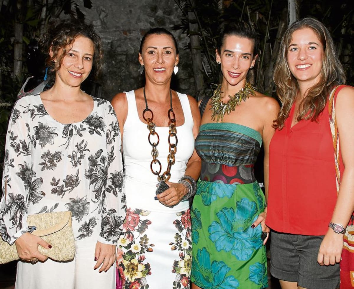 Ana María Herrera, María Fernanda González, Tatiana Díaz y Catalina Meleg.