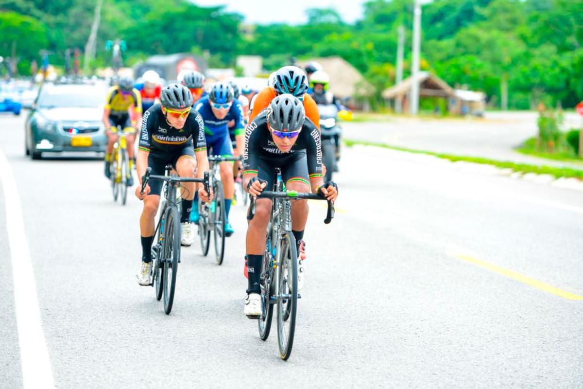 ¡Team Cartagena figuró en etapa de la Vuelta a Colombia!