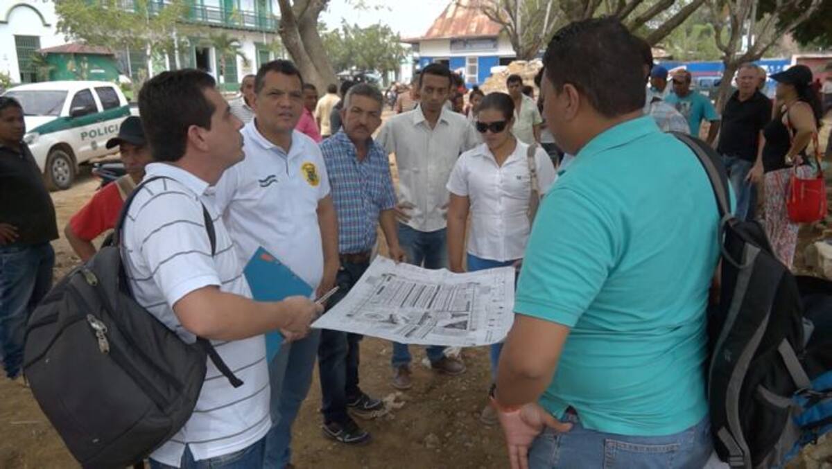 Visita de Cardique al parque de San Jacinto. CORTESÍA