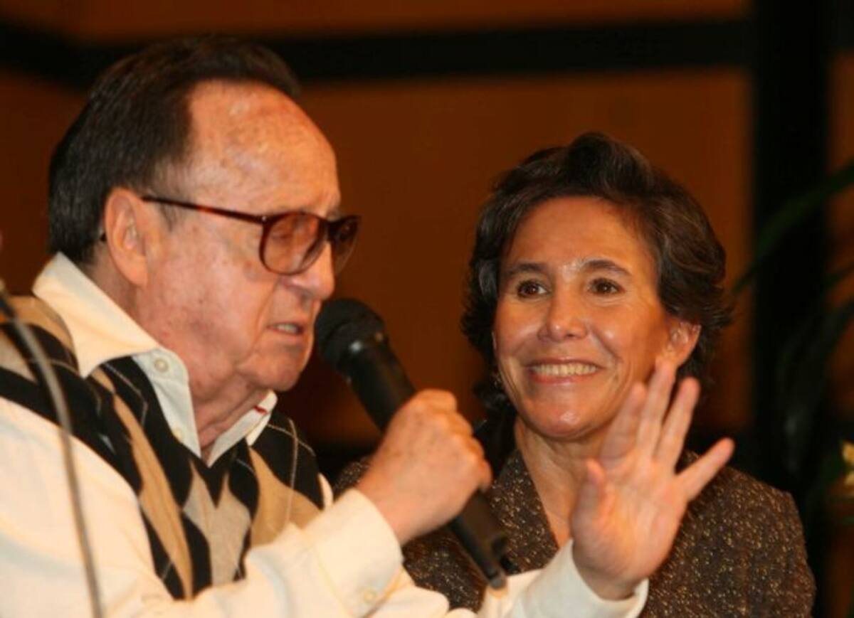 Roberto Gómez Bolaños y Florinda Meza. COLPRENSA
