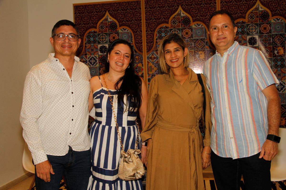 José Ricardo Escobar, Margarita Molina, Claudia Nieto y Carlos Figueroa.
