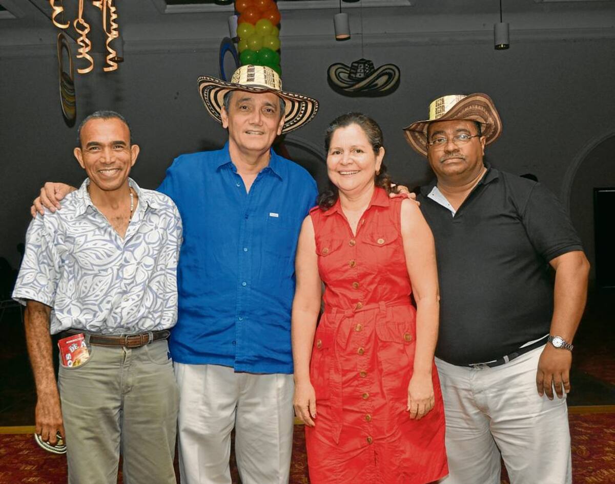 Manuel Peña, Alfonso Díaz Gutiérrez de Piñeres, Blanca Martínez y Simón Barrios.