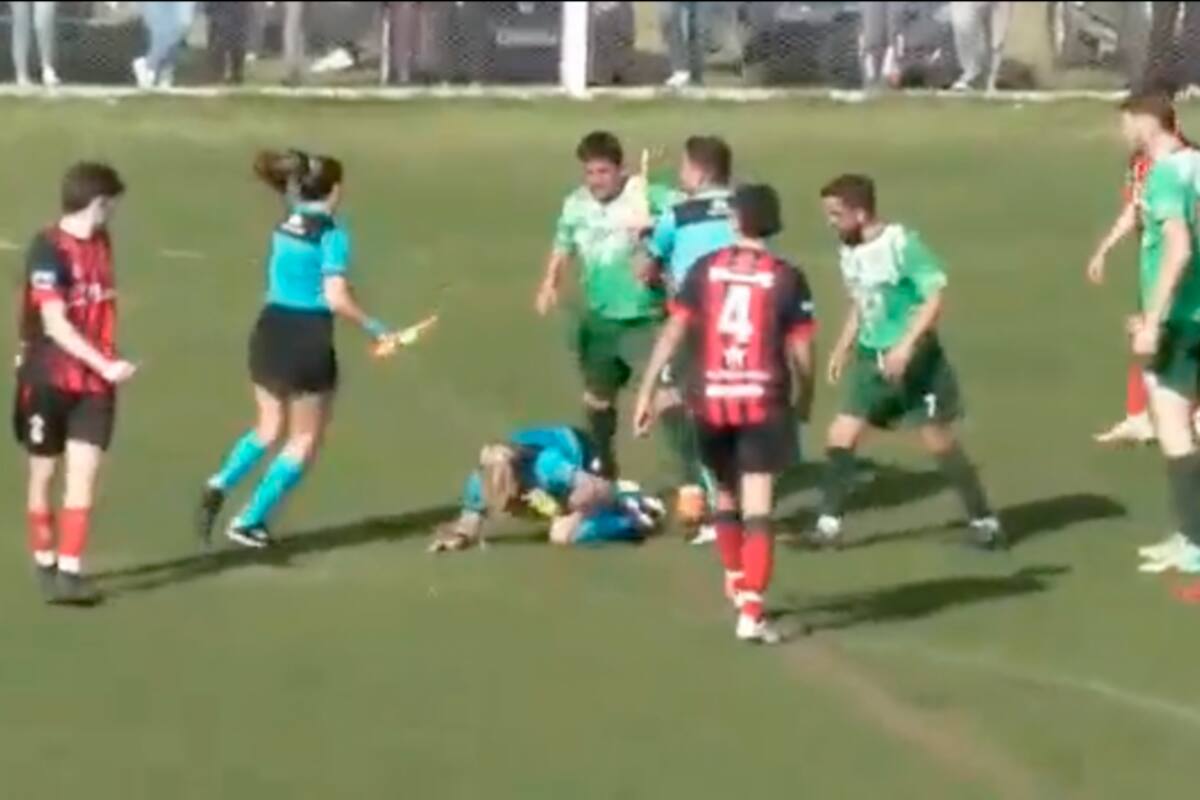 Indignación en Argentina por acto de violencia contra una árbitra de fútbol