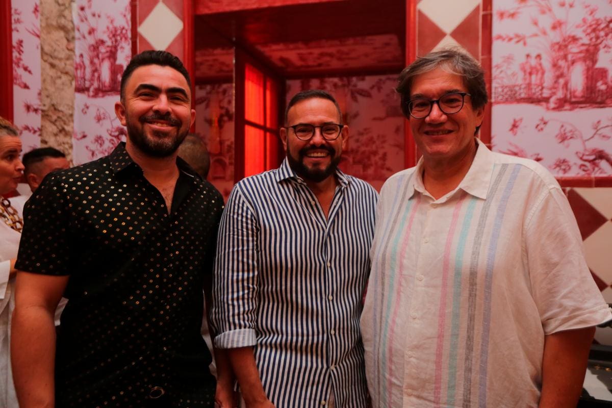 Romario Acosta, Miguel Acevedo y Jaime Abello Banfi.