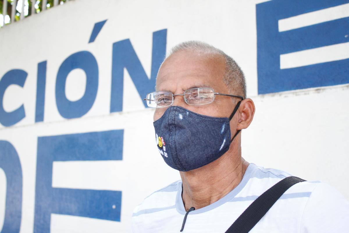 Tomás Vallejo, líder del barrio 20 de Julio.