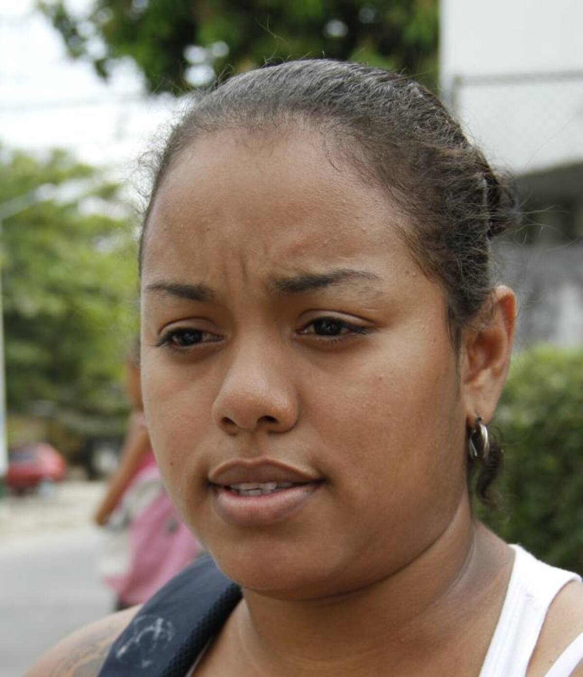 Yina Miramón Fernández, afectada. Aroldo Mestre.