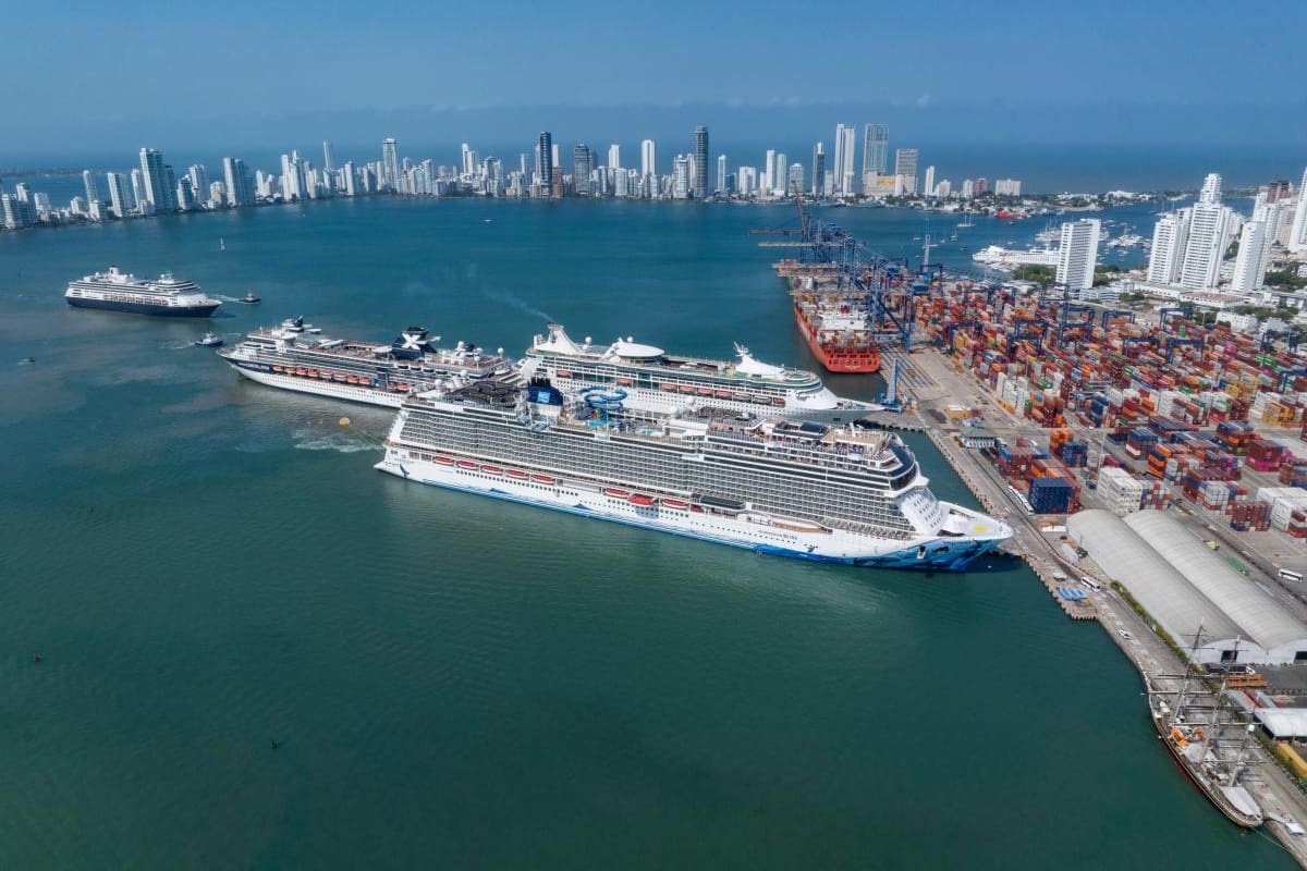 Cruceros: Lo que dejó a Cartagena una jornada de seis recaladas