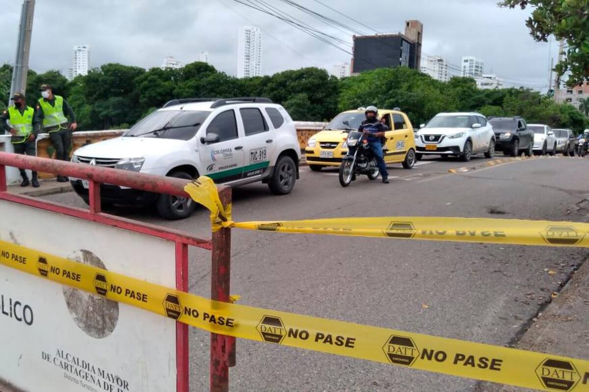 Desde hoy, circulación vehicular en el puente Las Palmas está restringida