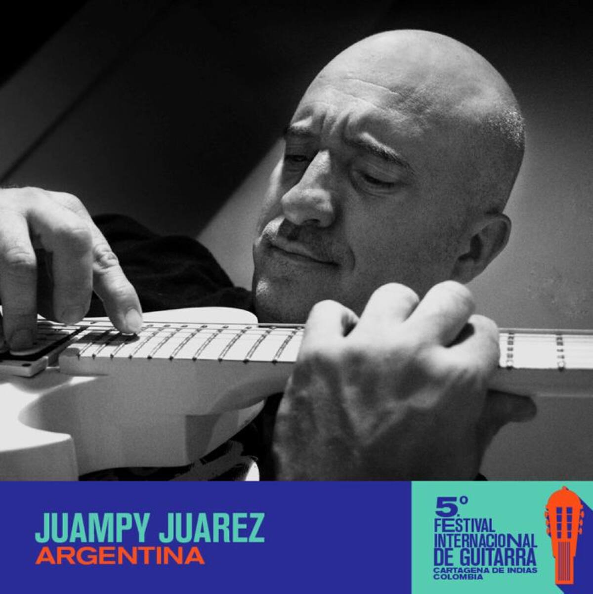 Juampy Juárez, uno de los guitarristas participantes. cortesía