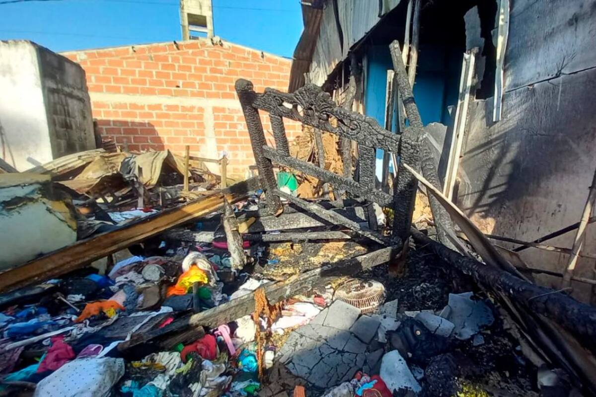 ¡Qué tragedia! Murió niña, de 4 años, al incendiarse su casa mientras dormía