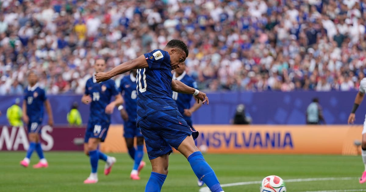 La cifra del francés Kylian Mbappé en los Mundiales de Fútbol